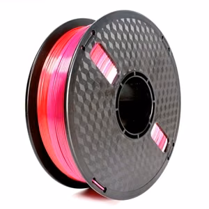 Flashforge 3DP-PLA-SK-01-RP – zīda varavīksnes PLA 3D printera pavediens, 1.75 mm, 1 kg spole, sarkans un violets