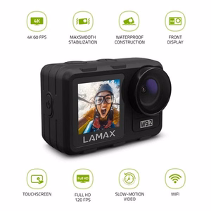LAMAX W9.2 4K Wi-Fi sporta kamera, 20 Mpx