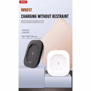 Bezvadu lādētājs XO WX017 melns 10W (priekš Airpods 2 / Airpods Pro)