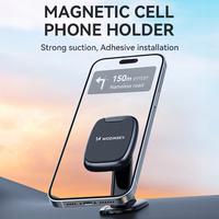 Wozinsky WUMTD magnētiskais automašīnas paneļa tālruņa turētājs - melns