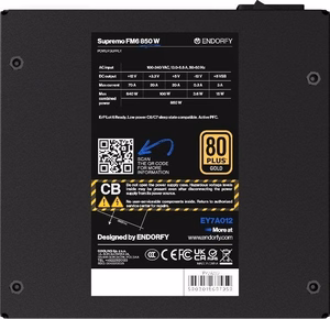 Endorfy Supremo FM6 850W (EY7A012) melns