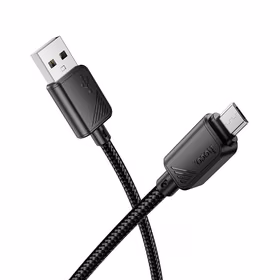 Kabelis USB A uz Micro USB Hoco 2,4A 1 m X113 melns
