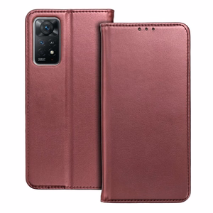SMART MAGNETO Grāmatiņa maciņš for MOTOROLA G57 POWER bordo