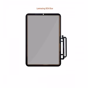 Touch Screen Digitizer Saderīgs ar "Pro+" Apple iPad Mini 6 (2021) / Melns / glass + OCA XH 250um