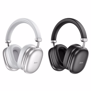 HOCO bezvadu austiņas bluetooth ANC W35 Max baltas