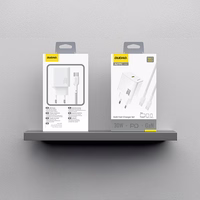 Dudao A27PCEU PD 30W GaN USB-C Wall Lādētājs with USB-C Kabelis - Balts