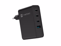 NATEC Ribera GaN lādētājs USB-C/A 100W