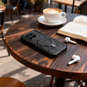 Tech-Protect TacticStand MagSafe maciņš for Xiaomi Poco F8 Ultra - melns