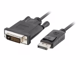 Lanberg DisplayPort uz DVI kabelis 1.8m melns