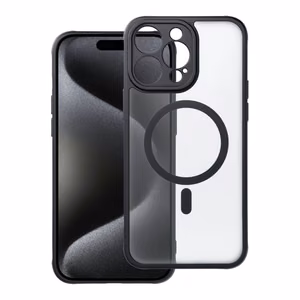 Чехол для iPhone 15 PRO MAX Full Matte Mag Cover совместимый с MagSafe чёрный