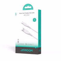 Joyroom S-A59 Vibrant Series 3A USB-A - USB-C kabelis 1.2m - balts