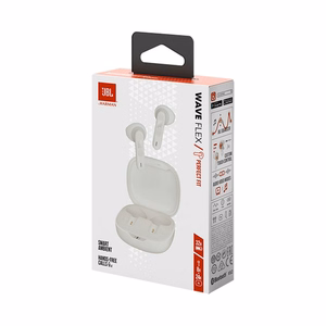 Bezvadu austiņas JBL Wave Flex JBLWFLEXWHT baltas