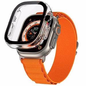 PanzerGlass pilna korpusa apvalks Apple Watch Ultra 2 49mm - caurspīdīgs