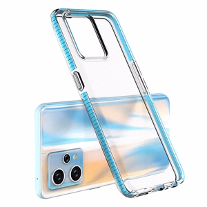 Чехол Spring для Realme 9 Pro+ / Realme 9 силиконовый с рамкой чёрный