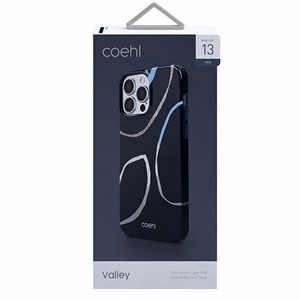 Uniq Coehl Valley viedtālruņa apvalks iPhone 13 Pro / iPhone 13 - tumši zila