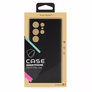Telefona maciņš TM Pure Silicone priekš Huawei P60 Pro / Melns / (Blister)