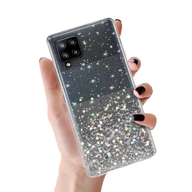 Brilliant caurspīdīgs viedtālruņa apvalks Samsung Galaxy A42 5G caurspīdīgs