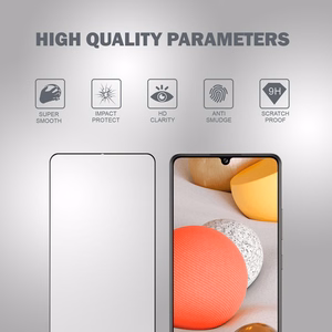 Crong 3D Armor Glass Full Glue 9H rūdīta stikla ekrāna aizsargs Samsung Galaxy A42 5G