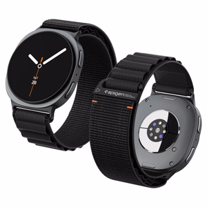 Spigen WBF1 siksniņa modelim Samsung Galaxy Watch 40/44/46 mm – melna