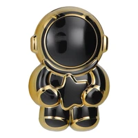 Lipīgs tālruņa statīvs ASTRONAUT - melns