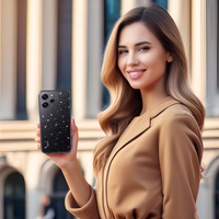 Kristāla mirdzošs apvalks Xiaomi Redmi 12 Sudraba