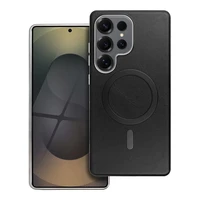 GENTLEMAN MAG COVER Viedtālruņa apvalks ar magnētisko MagSafe SAMSUNG S25 FE melns