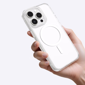 AmazingThing Titan Pro Mag viedtālruņa apvalks ar magnētisko gredzenu iPhone 16 Pro - caurspīdīgs