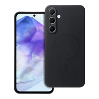 SILICONE MAG COVER viedtālruņa apvalks saderīgs ar Magnētisko SAMSUNG A55 melna