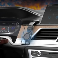 Dudao F21 Pro 15W MagSafe indukcijas automašīnas lādētājs - melns