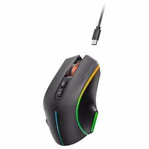 Mars Gaming MMWVECTOR optiskā pele labajai rokai, RF bezvadu savienojums, Bluetooth un USB Type-A, 12000 DPI