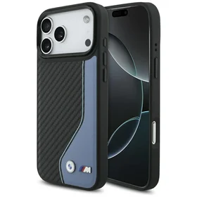 BMW M Carbon Logo Magnētiskais viedtālruņa apvalks iPhone 17 Pro Max - zils