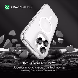 Amazing Thing Titan Pro Magnētiskais viedtālruņa apvalks 10FT IP156.7PTMCL Iphone 15 Pro Max caurspīdīgs