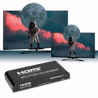 Qoltec 51797 aktīvais HDMI sadalītājs 2x HDMI 4K 6Gb/s 60Hz
