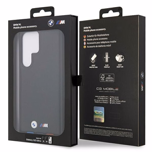 BMW BMHCS23L22PTDK S23 Ultra S918 melns/melns ādas apvalks Trīskrāsu