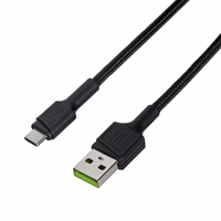 zaļš Cell KABGC30 USB cable USB 2.0 1.2 m USB C melns