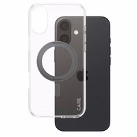 CARE by PanzerGlass Funkcionālais viedtālruņa apvalks ar statīvu iPhone 16 Plus 6.7" melns/melns Magnētiskais 1323
