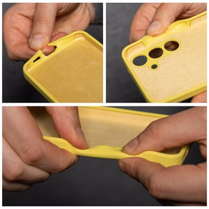 Maciņš SILICONE 2mm SAMSUNG A37 5G lemon