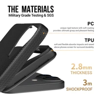 Perfectionists Trīsstūra mag koferis iPhone 15 melns