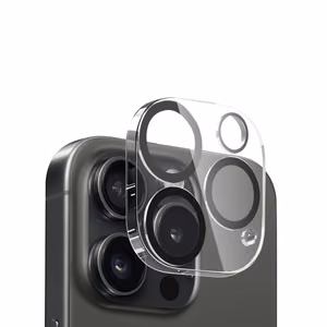 Crong Lens Shield kameras objektīvu stikla aizsargs iPhone 16 Pro / 16 Pro Max / 15 Pro / 15 Pro Max