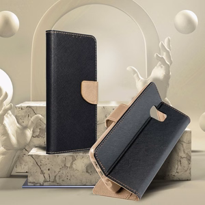 FANCY Grāmatu futrālis priekš SAMSUNG A37 black / gold
