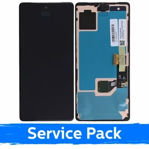 LCD displejs saderīgs ar Google Pixel 7 melns ar rāmi (Service Pack)