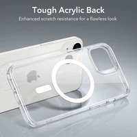 ESR Classic Hybrid Halolock viedtālruņa apvalks iPhone 13 / iPhone 14 ar MagSafe - skaidrs