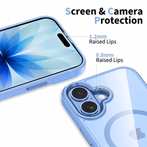 Tech-Protect MagMat MagSafe maciņš iPhone 17 caurspīdīgs zils