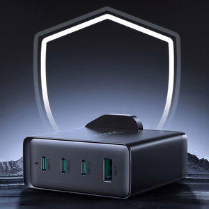 GaN lādētājs UK Joyroom JR-TCG05UK 140W 3x USB-C USB-A + USB-C / USB-C kabelis 240W 1.2m