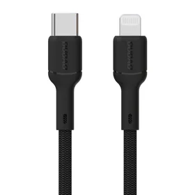 Dudao L9X 30W USB-C - Lightning kabelis 2m - melns