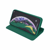 Futrālis Smart Senso Samsung A145 A14 4G/A146 A14 5G tumši zaļš