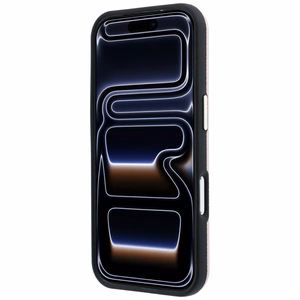 Guess Grained & Big Resin Logo vāciņš iPhone 18 Pro / 17 Pro – rozā