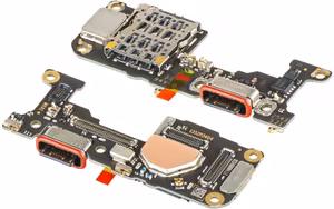 Elastīgais savienotājs Xiaomi 15T Pro ar uzlādes savienotāju un mikrofonu, SIM kartes kontaktu oriģināls (service pack)