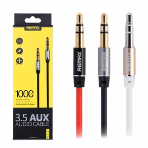 KABELIS JACK-JACK 3,5mm 1M REMAX balts