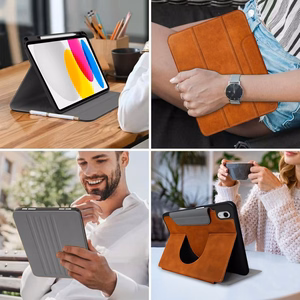 Tech-Protect Fleece macins priekš iPad 10.9 10 / 2022 / 11 11 / 2025 - Bruns